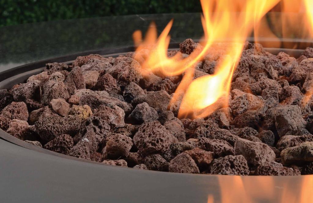 NATURAL ROCK NATURAL FIRE BOWL FILLERS Add natural lava rocks or pumice stones to any outdoor heating product to provide a natural, rustic and traditional look.