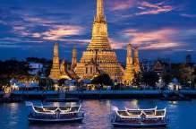 We will first visit Thonburi, the western part of Bangkok, situated on the right side of the Chao Phraya River.