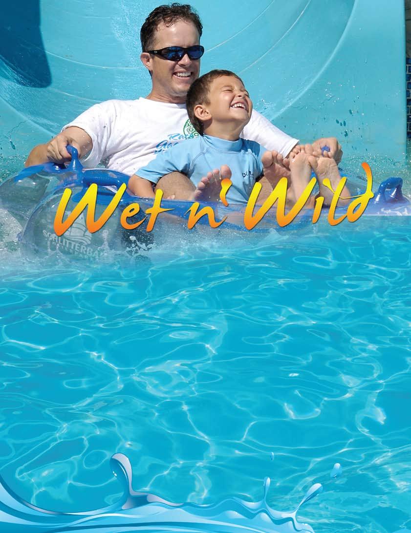 Schlitterbahn offers two locations nearby for water fun - having fun with dad on The Tempest - Schlitterbahn Galveston Island Written by Kara Wetmore French Beat the Texas heat at these cool places