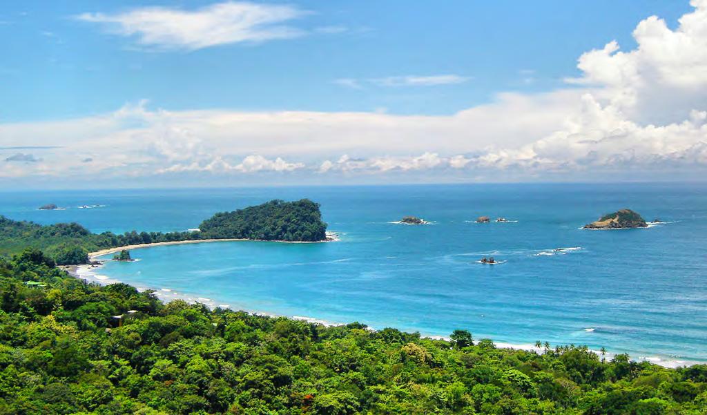 Catamaran trip "Impressive Coastal Landscapes" Manuel Antonio National Park "A magical fusion of beach and forest" A catamaran tryp will take participants along the coast for a few hours, while the