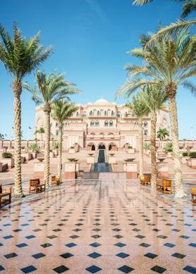 features the desert way of life. Marvel at the grandiose Emirates Palace along the way and remember to take photos.