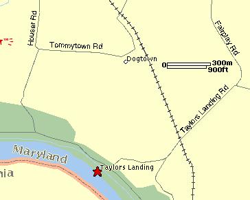 0 R Taylor s Landing Rd 1.9 5.9 End Taylor s Landing @ C&O 0.0 5.9 Sign P-S On side of Rd TZ On towpath via bridge (boat ramp access) N 39 29.