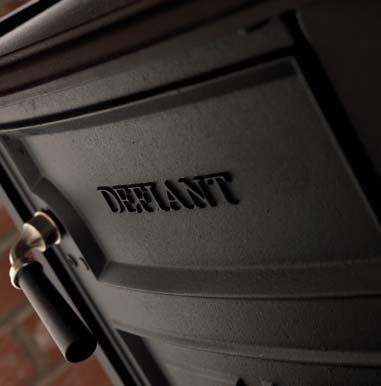 The Defiant is available in our full range of stunning enamel finishes and classic black.
