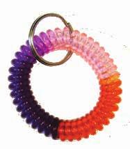 KC152-CLIP Coiled key ring with