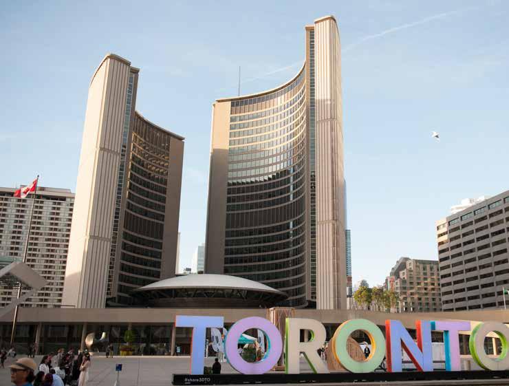 # City Hall + 2nd largest public transit system in North America 1 + Home to one of the world