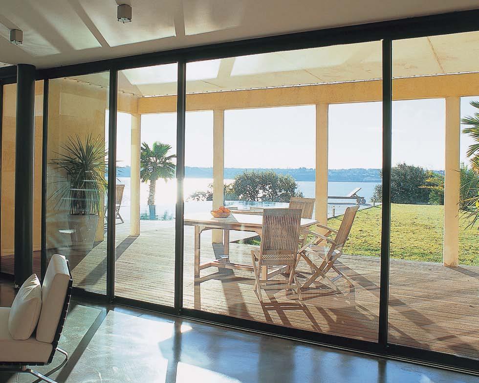 slide Slimline sliding doors Enjoy sophisticated aesthetics that complement beautiful views Slide doors bring a graceful elegance to the exterior aspects of your home.