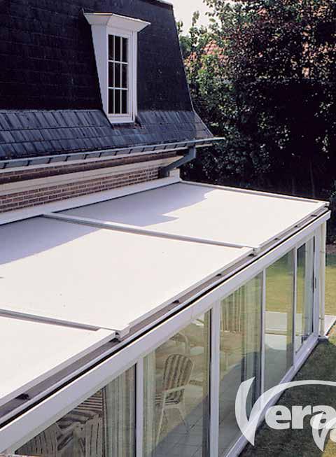 The revolutionary fabric allows light through but reflects heat back, making your roof usable all year round.