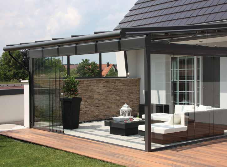 Combined with our heating and lighting solutions, it is possible to create a comfortable outdoor environment to use all year round.