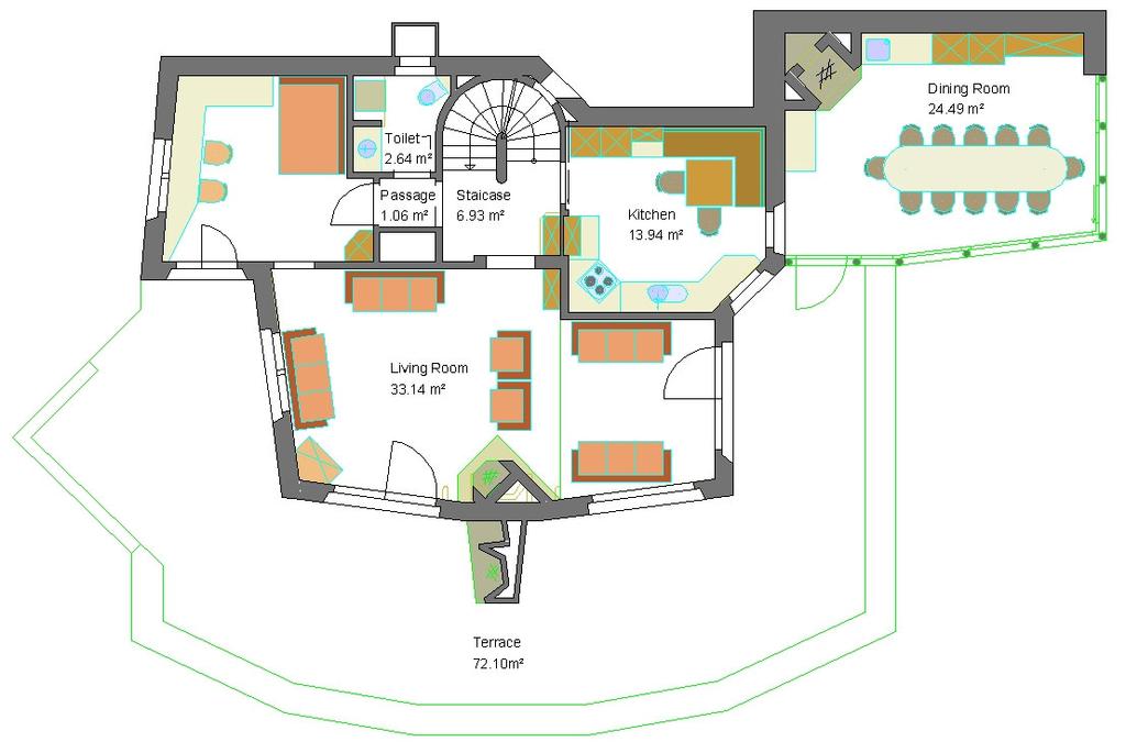 bedroom with toilet/shower (2 guests) Parking space: 3 indoor and 3 outdoor parking slots Quai du