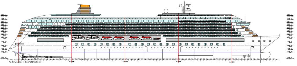 Methanol cruise ship Main data Length Width Tonnage Passengers Engines Main fuel 238.0 m 32.