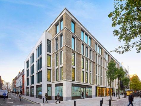 As well as 243,000 sq ft of office space pre-let to Facebook, Rathbone Square provides 142 private residential apartments, cafés, shops and restaurants surrounding one of the first new squares