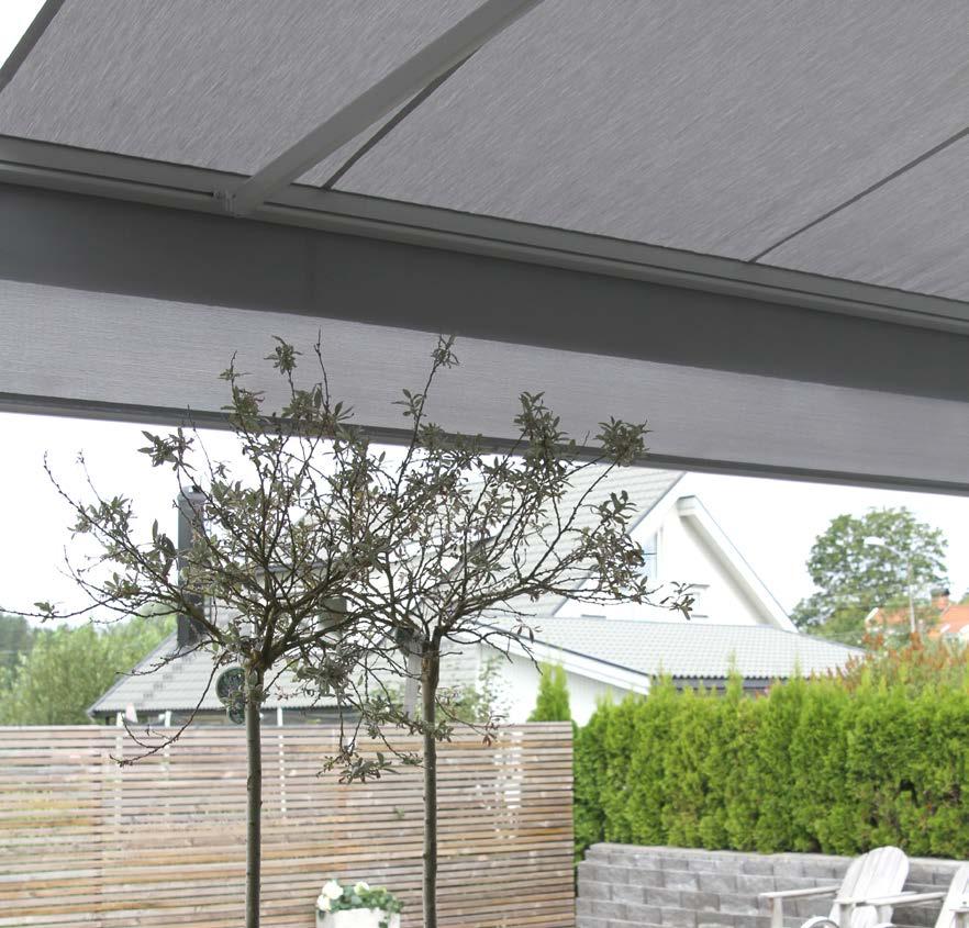 COLOUR OPTIONS The Kona Series hardware is available in three standard colours. BLACK SILVER OPERATING OPTIONS CRANK CONTROL The Kona Awning Series has a manual crank gear available.