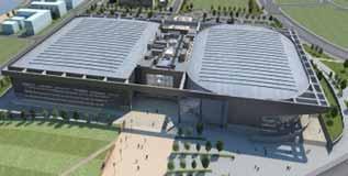 Indoor Sports Arena 12,500 new houses/ 2