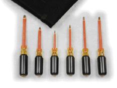 HEAD #1 thru #3 in lengths from 1 to 8 SCREWDRIVER ROLL 6 pc. & 8 pc.