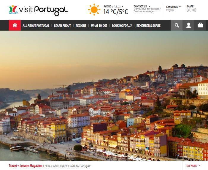 WWW.VISITPORTUGAL.COM INFORMATION HUB: https://www.visitportugal.