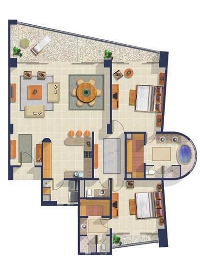 Mirasol Floor Plan 2 Br, 2.