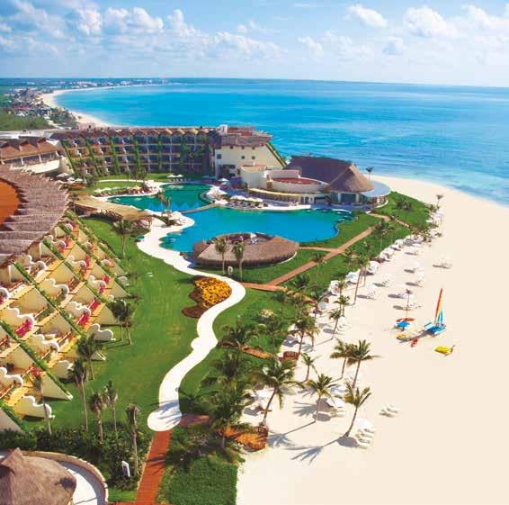 Awarded Five Diamonds by the AAA Luxury AllInclusive 35 minutes from the Cancun Airport (CUN) 10 minutes from Playa del Carmen All suites over 1,100 sq. ft.