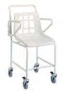 bariatric use Seat width: 550-650mm SWL: 300kg Specifically