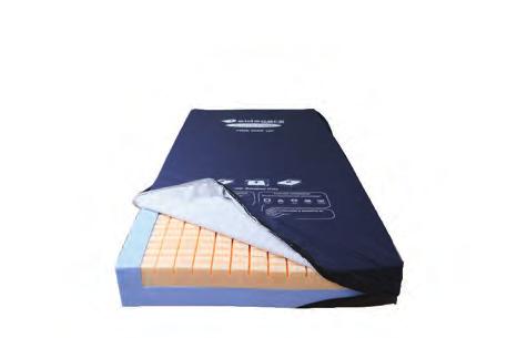 MATTRESS Four layer design mattress with height of 200mm designed for larger users with a maximum weight capacity of 300kg