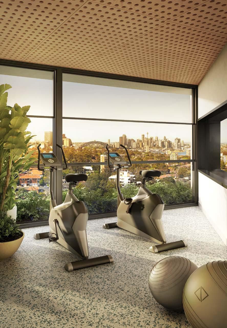 WATCH THE SUNRISE OVER SYDNEY HARBOUR FROM YOUR EXCLUSIVE GYM.