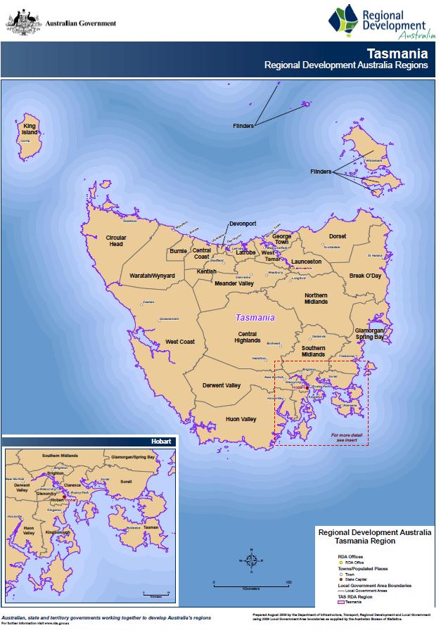 REGIONAL PROFILE Overview Attachment 1 Tasmania is Australia's only island state, with a cool temperate climate and decentralised population.