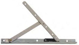 HINGES - CASEMENT Concealed casement hinges - 14 series sash and support arms are made from heavy gauge steel. recommended for sash weights up to 140 lbs.