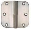 103 RH Butt hinges - stainless steel, recommended for casement windows a pair of left-handed or right-handed hinges are required per window part # description handing material