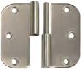 102 loose butt hinges, pair LH stainless steel 103 loose butt hinges, pair RH stainless steel Limit device / Friction adjusters limits the opening of casement and awning