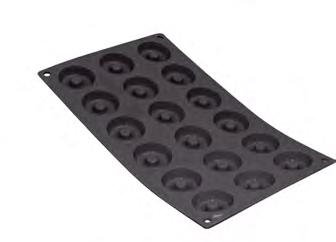 "Pomponnette"- cl Black tray 7,5 x 30 cm 5,7,5 0,09 3,5 0, MOUL'FLEX -8 round