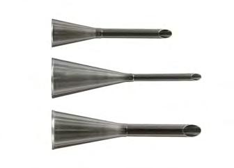 Suitable for all piping bags. MAXI PASTRY BOX : set of 0 stainless steel nozzles 30.