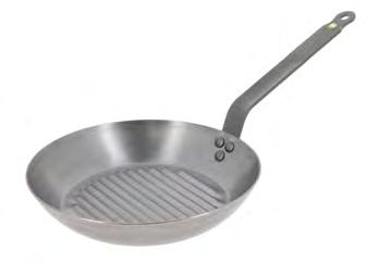 INDUCTION ECO - BIO - DURABLE AND RECYCLABLE Round frying pan MINERAL B ELEMENT Code Designation Ø H.cm Th.