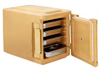 CATERING Rectangular isothermal container full-size GN/ with front opening door Storage Code Designation L.cm W.cm H.cm Liters Kg 3860.