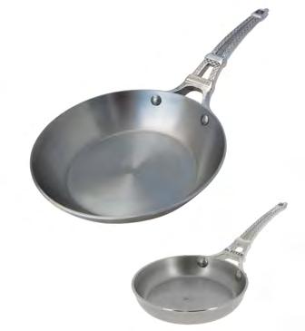 STEEL MINERAL B ELEMENT FRENCH COLLECTION B ELEMENT Iron frypan - Beewax protective finish All heat sources including induction Riveted cast stainless steel handles FRENCH COLLECTION inspired by