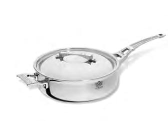 ST/STEEL COOKWARE AFFINITY FRENCH COLLECTION MONT BLEU Multilayer stainless steel All heat sources including induction Riveted cast stainless steel handles FRENCH COLLECTION inspired by Parisian