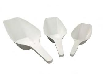 UTENSILS Flour scoop, polypropylene Stainless steel utensils Code Designation L.cm Liters Kg 370.0N 6 0,5 0,0 370.05N 3 0,5 0,07 370.