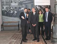 " Foreign Minister of Uruguay Luis Leonardo Almagro Lemes toured the Holocaust History Museum on 19 May.