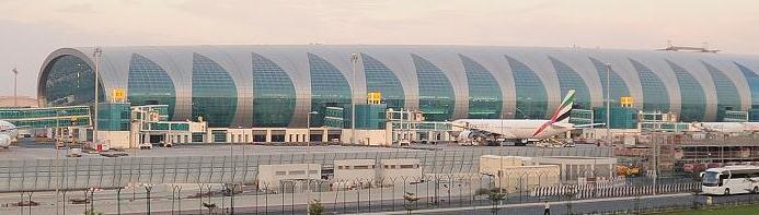 satellite A (full A380) of Dubai airport designed