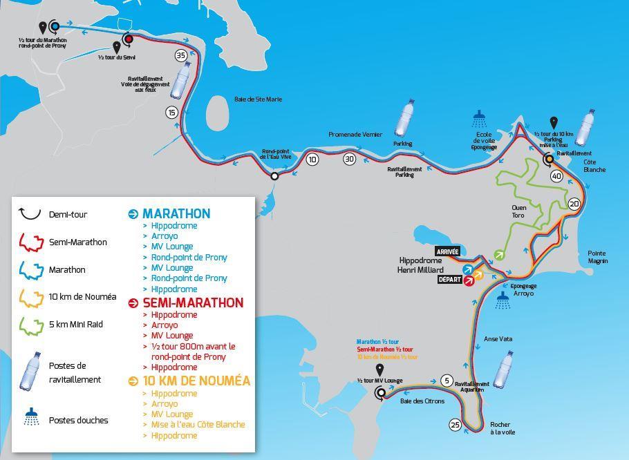 4. New Caledonia Event - New Caledonia International Marathon 36 th Event in 2018 The New Caledonia International Marathon, has become a key event in the annual sporting calendar and attracts around