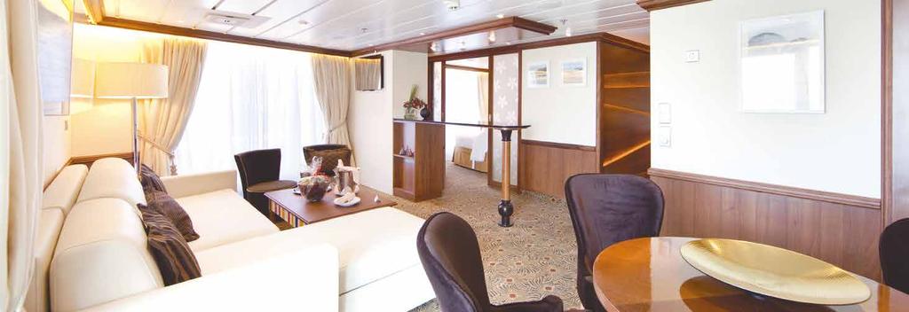 Junior Suite with balcony Junior Suite If you wish to enjoy an authentic first experience on our Cruise Ship Horizon, these evocative cabins have been