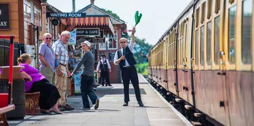 Join the West Somerset Railway and Ridlers Coaches for a combined return steam train ride from Bishops Lydeard to Minehead Station, and coach transfer to