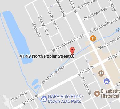 Part of the proposal was to extend Poplar Street North and run parallel to North Market Street.