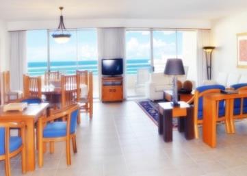 Rooms Description Suite Beach Front Club Premium Located exclusively in the Torre Estrella & Luna building, these rooms are exquisitely decorated with many details and perfectly equipped with fine