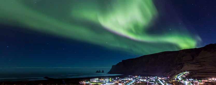 Iceland: The Northern Lights DAILY ITINERARY Sept 25 - Oct 1 and Oct 24-30, 2018 Day 1 Fly to Iceland Climb aboard for an overnight flight across the Atlantic.
