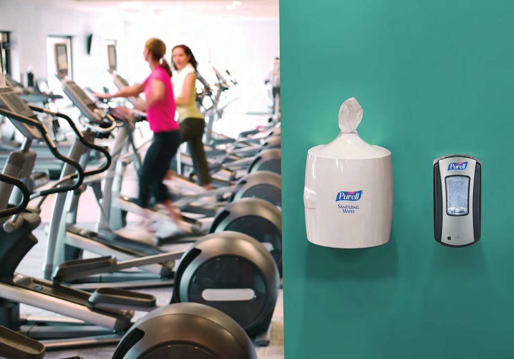 SIGNAL HEALTH & WELL-BEING ON THE FITNESS FLOOR Create a positive and lasting impression with members and employees
