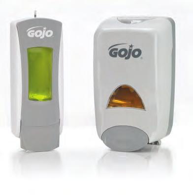 GOJO Soap Refills Description GOJO recommends placing two dispensers in each shower so members never run out at the worst time.