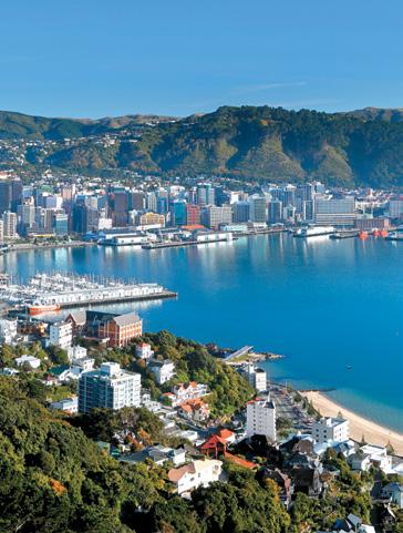 WELLINGTON The coolest little capital in the world according to Lonely Planet, Wellington lies nestled between a sparkling harbour and forest-clad hills.