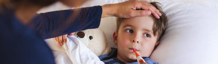 Flu Flu is more severe than the common cold and can make your child feel very down in the dumps.