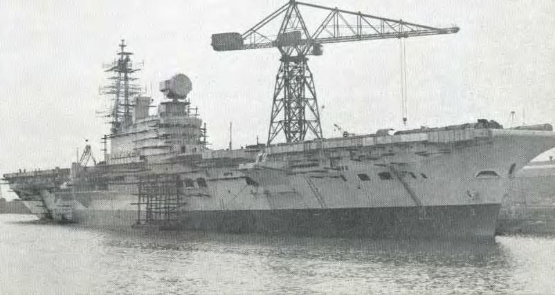 number Light Fleet Carrier for His Majesty's Navy. That was the `birth certificate' of a ship destined to become the most advanced and up-to-date aircraft carrier in the world - H M S Hermes.