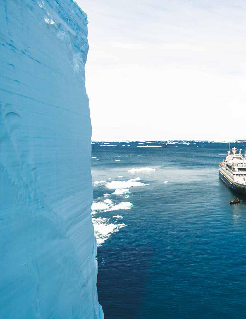 DISCOVER THE T Antarctica, a place of extraordinary natural beauty, is arguably one of the world s last great wild places, providing travelers with a unique opportunity to experience genuine pristine