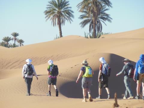 Day 2 (Sunday 11 th November): Marrakech to Sahara If staying in Marrakech we set off early, crossing the Atlas Mountains and following ancient caravan routes into the arid Sahara desert, stopping